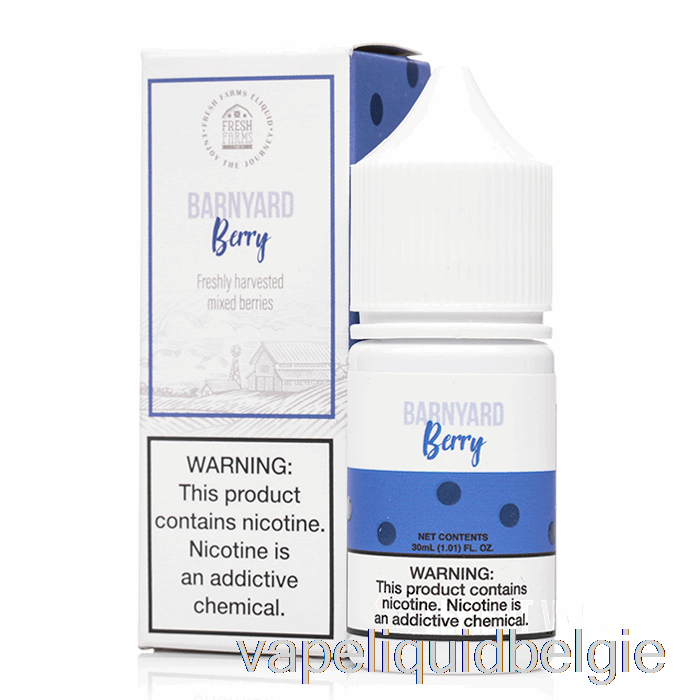 Vape Vloeibare Boerenerfbes - Verse Boerderijzouten - 30 Ml 50 Mg